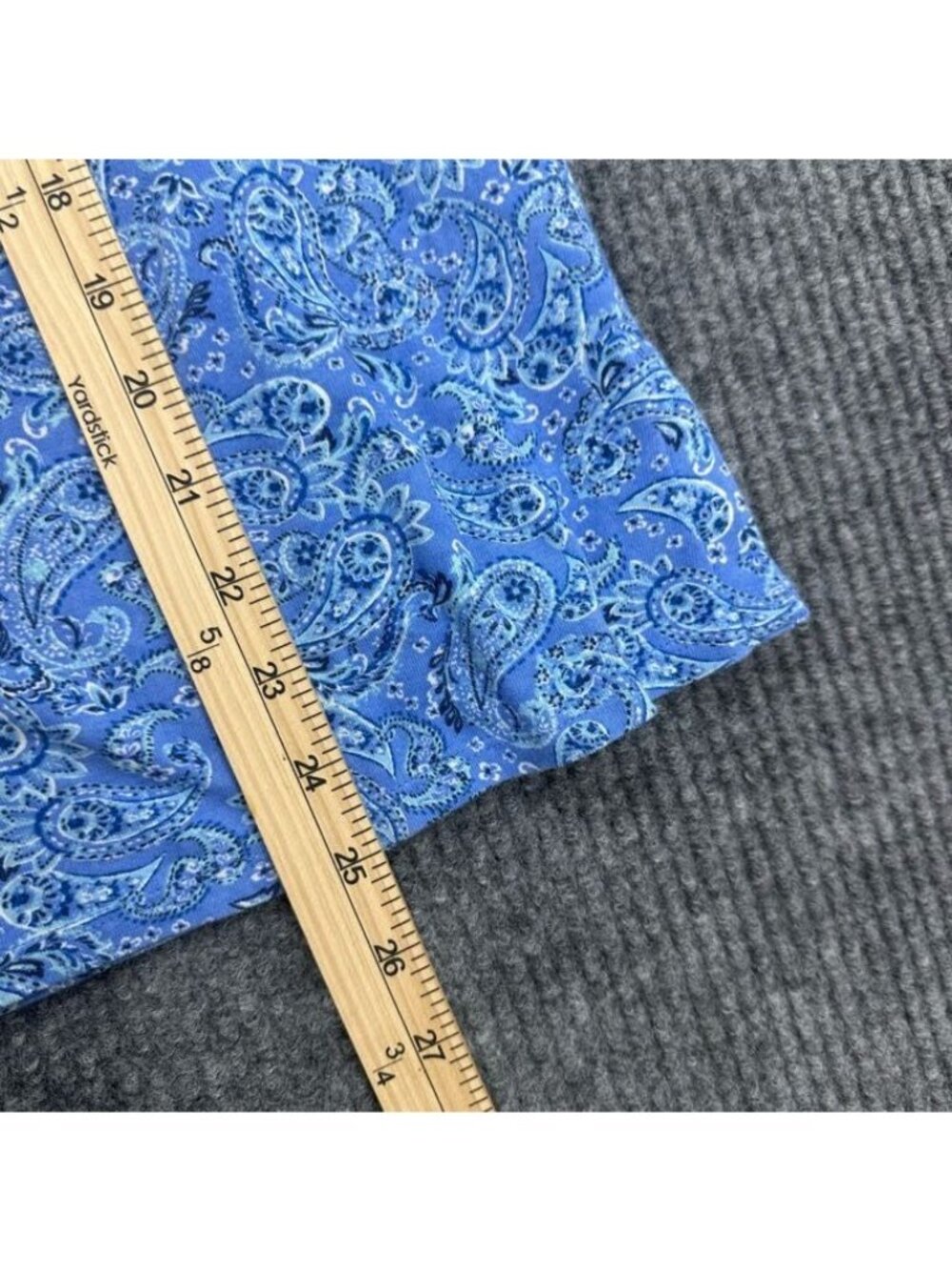 J Jill Long Sleeve Pima Crew Neck Tee Paisley Print Cotton Shirt Womens Medium - Picture 6 of 7